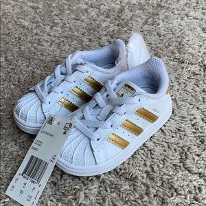 Adidas Gold Superstar I Baby/Toddler Shoes
